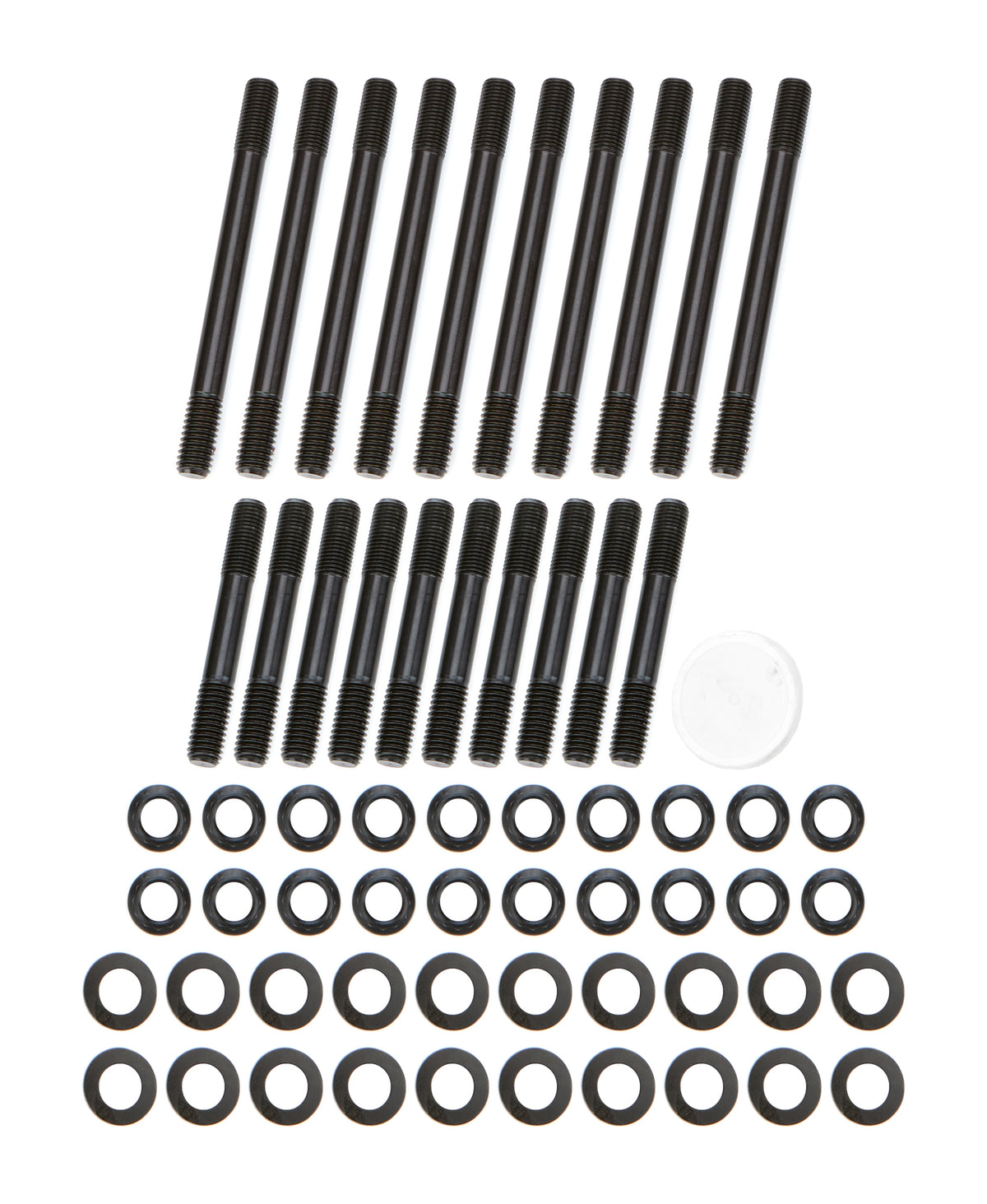 OptiTorque Patriot Series Cylinder Head Stud Kit - 12 Point Nuts - Chromoly - Small Block Ford