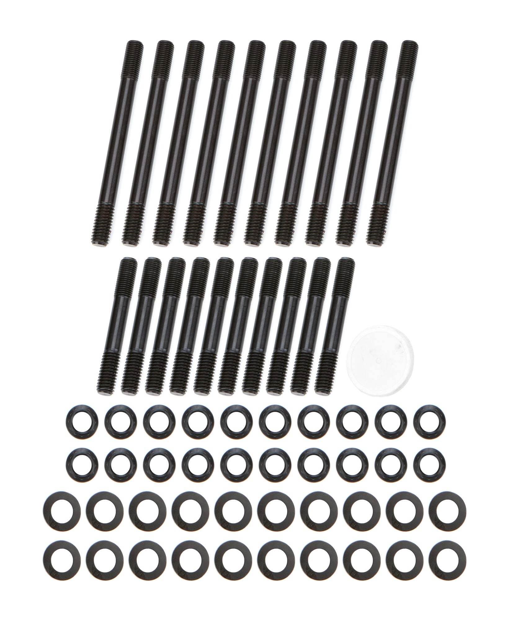 OptiTorque Patriot Series Cylinder Head Stud Kit - 12 Point Nuts - Chromoly - Small Block Ford