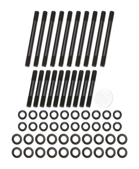 OptiTorque Patriot Series Cylinder Head Stud Kit - 12 Point Nuts - Chromoly - Small Block Ford