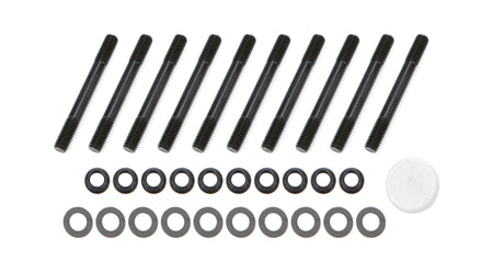OptiTorque Patriot Series Main Stud Kit - 12 Point Nuts - 2-Bolt Mains - Chromoly - Black Oxide - Small Block Ford 10665
