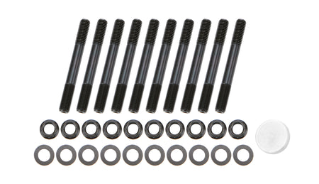 OptiTorque Patriot Series Main Stud Kit - 12 Point Nuts - 2-Bolt Mains - Chromoly - Black Oxide - Ford Cleveland