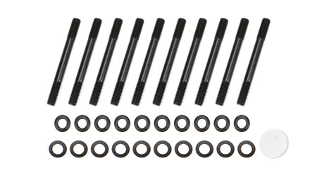 OptiTorque Patriot Series Main Stud Kit - 12 Point Nuts - 2-Bolt Mains - Chromoly - Black Oxide - Big Block Ford