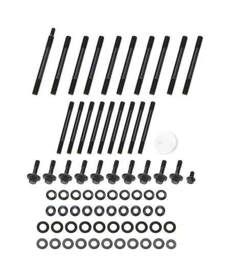 OptiTorque Patriot Series Main Stud Kit - 12 Point Nuts - 2-Bolt Mains - Chromoly - Black Oxide - Ford Coyote