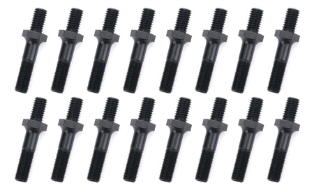 OptiTorque Rocker Arm Stud - 7/16-14 in Base - 7/16-20 in Top Thread - 1.900 in Overall Length - Black Oxide - Small Block Ford (Set of 16)