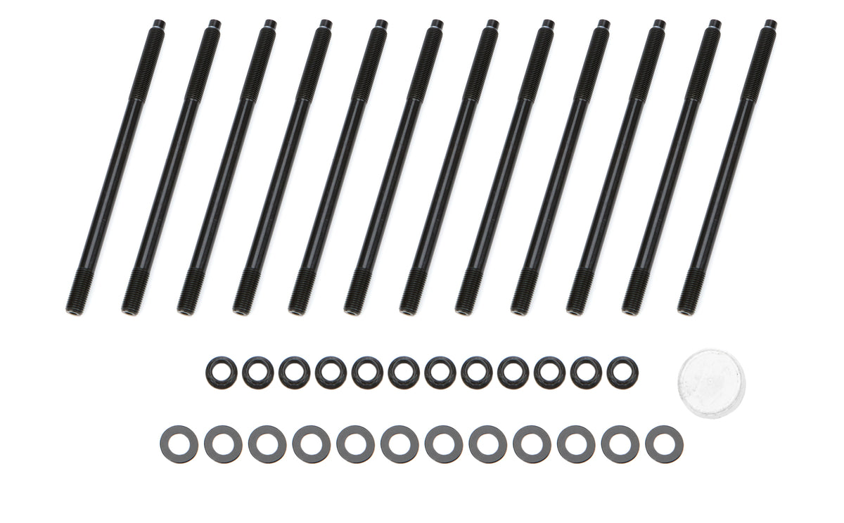 OptiTorque Patriot Series Cylinder Head Stud Kit - 12 Point Nuts - Black Oxide - Subaru 4-Cylinder 10745