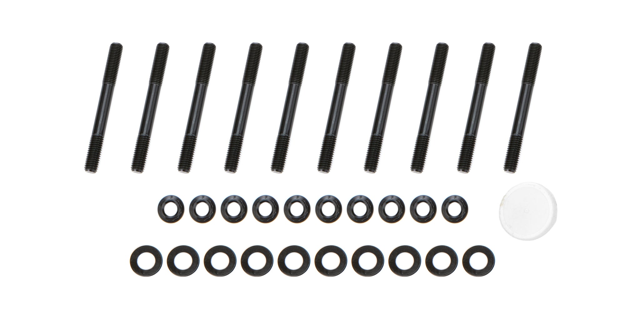 OptiTorque Patriot Series Main Stud Kit - 12 Point Nuts - 2-Bolt Mains - Black Oxide - Nissan 4-Cylinder