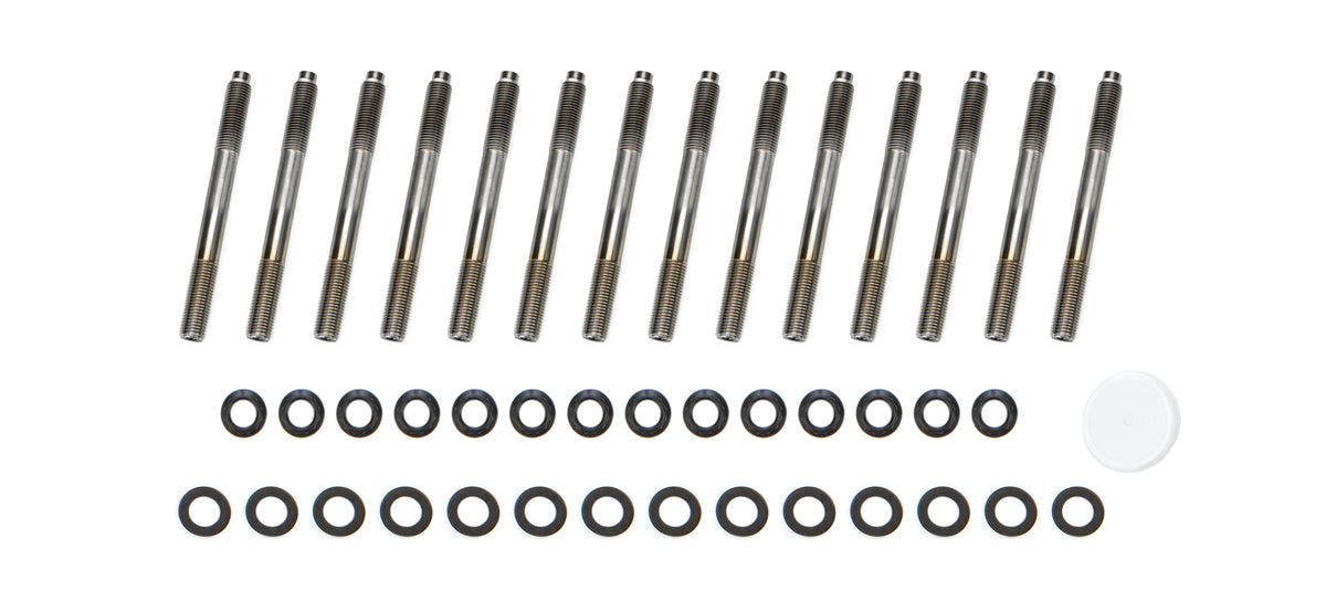 OptiTorque Custom Age Cylinder Head Stud Kit - 12 Point Nuts - Black Oxide - Toyota JZ-Series