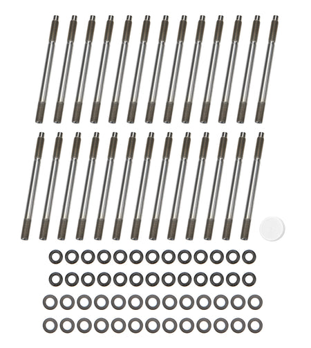 OptiTorque Custom Age Cylinder Head Stud Kit - 12 Point Nuts - Black Oxide - Dodge Cummins