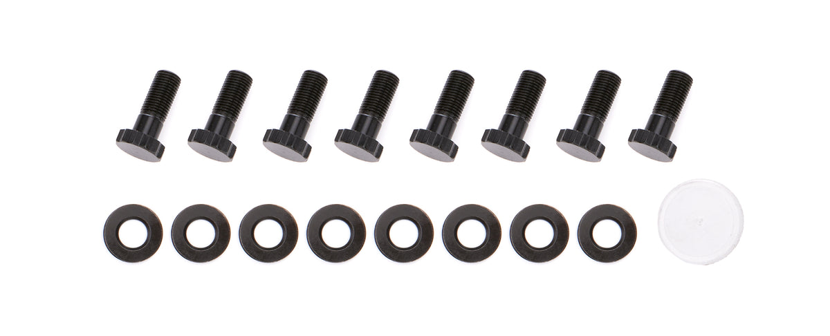 OptiTorque Flywheel Bolt Kit - 12 mm x 1.25 Thread - 1.250 in Long - 12 Point Head - Dodge Cummins (Set of 8)