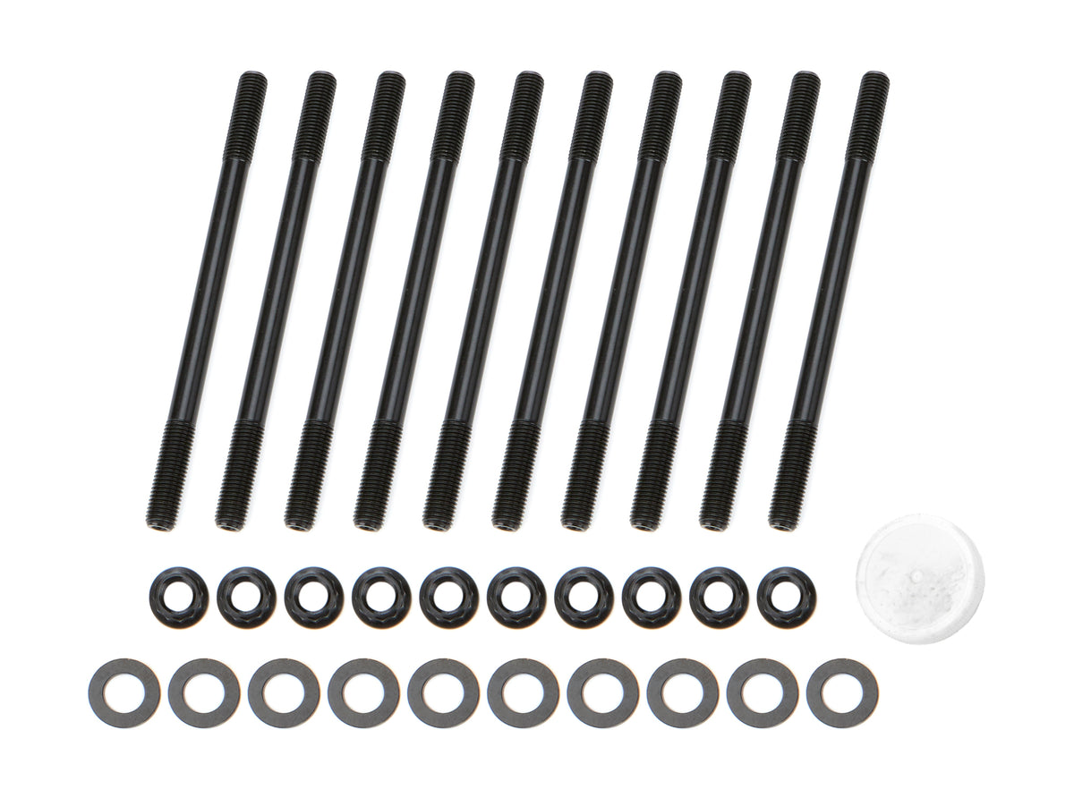 OptiTorque Patriot Series Cylinder Head Stud Kit - 12 Point Nuts - Chromoly - Mazda 4-Cylinder