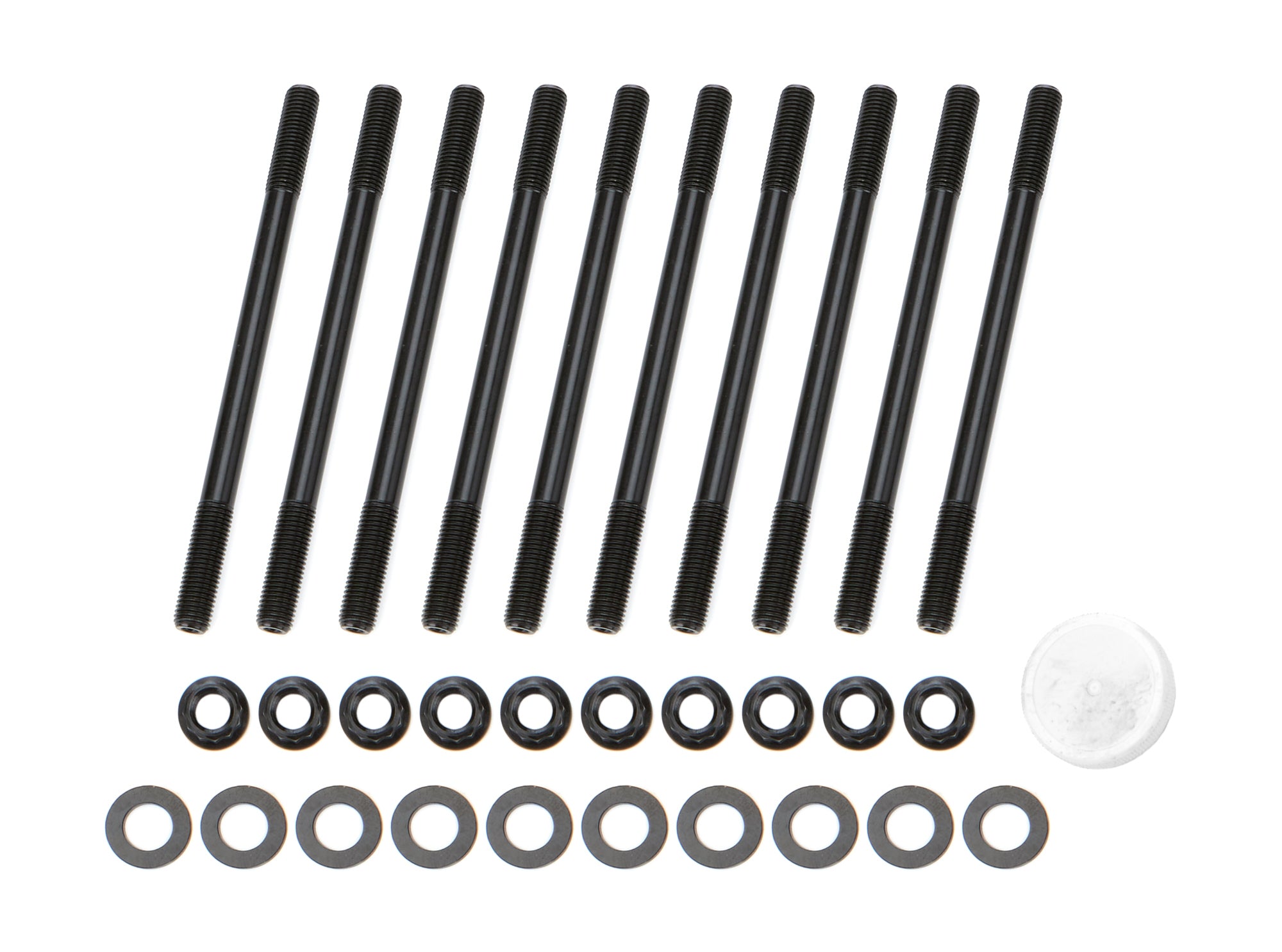OptiTorque Patriot Series Cylinder Head Stud Kit - 12 Point Nuts - Chromoly - Mazda 4-Cylinder