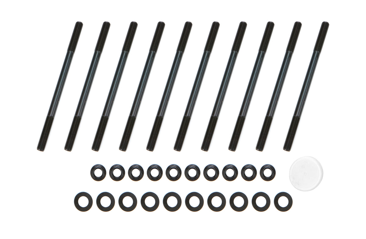 OptiTorque Patriot Series Cylinder Head Stud Kit - 12 Point Nuts - Chromoly - Ford EcoBoost 4-Cylinder