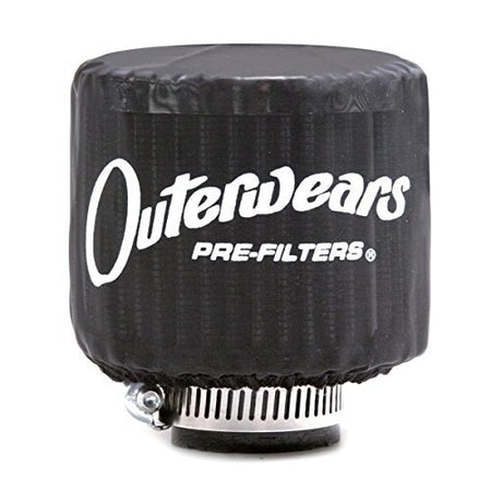 Outerwears Round Pre Filter Air Filter Wrap - 4.5 in OD - 4 in Tall - Black