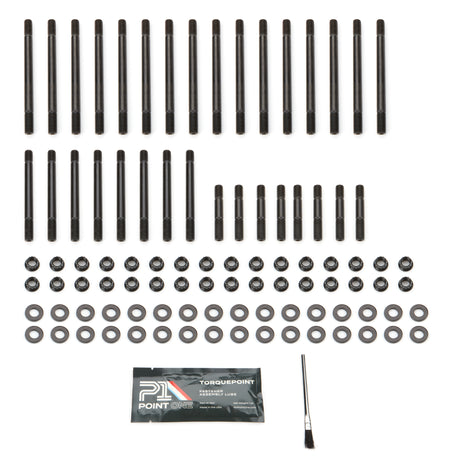 Point One Cylinder Head Stud Kit - 12 Point Nuts - Steel - Dart Heads