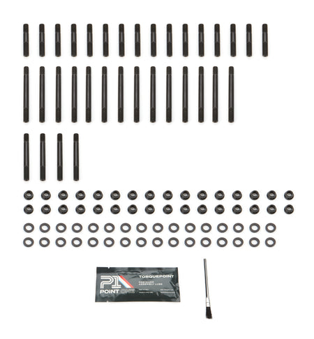 Point One Steel Cylinder Head Stud Kit - 12 Point Nuts - Small Block Chevy