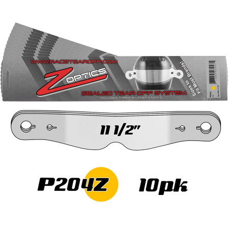Zamp Z Optics Sealed Tear Offs - Clear - 24 Pack - P204Z (Set of 10)
