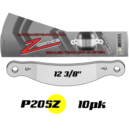 Zamp Z Optics Sealed Tear Offs - Clear - 24 Pack - P205Z (Set of 10)