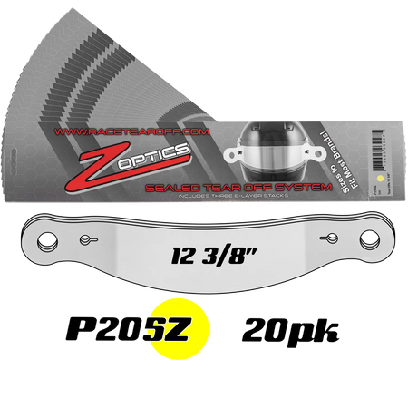 Zamp Z Optics Sealed Tear Offs - Clear - 24 Pack - P205Z (Set of 20)
