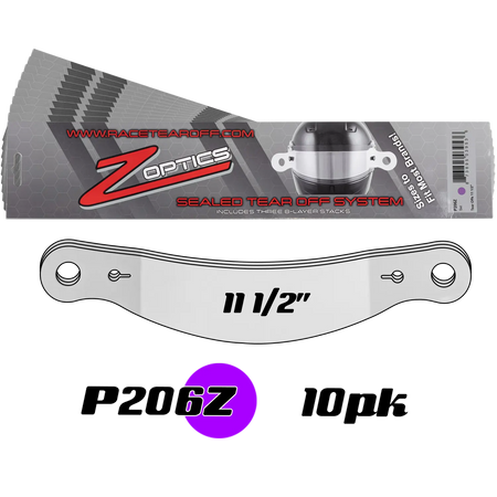 Zamp Z Optics Sealed Tear Offs - Clear - 24 Pack - P206Z (Set of 10)