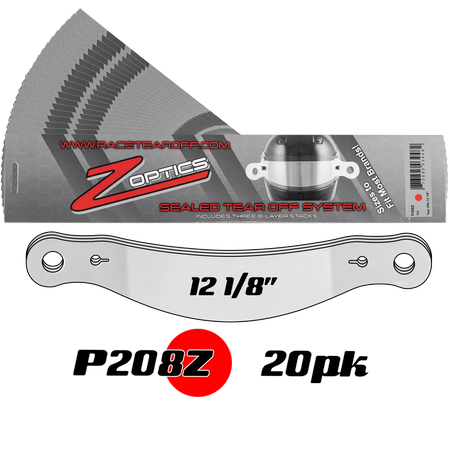 Zamp Z Optics Sealed Tear Offs - Clear - 24 Pack - P208Z (Set of 20)