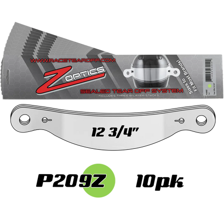 Zamp Z Optics Sealed Tear Offs - Clear - 24 Pack - P209Z (Set of 10)