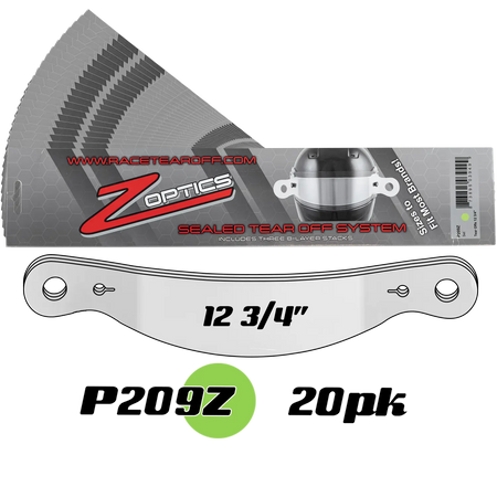 Zamp Z Optics Sealed Tear Offs - Clear - 24 Pack - P209Z (Set of 20)