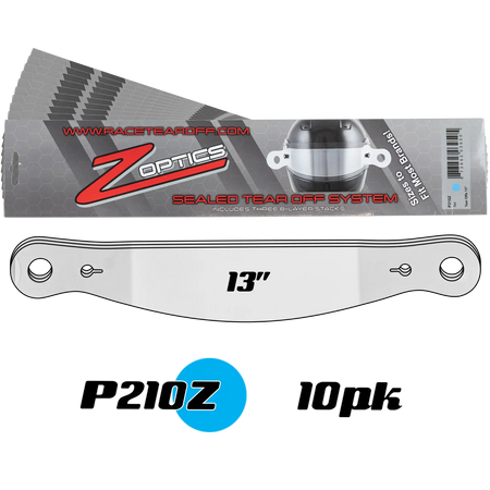 Zamp Z Optics Sealed Tear Offs - Clear - 24 Pack - P210Z (Set of 10)