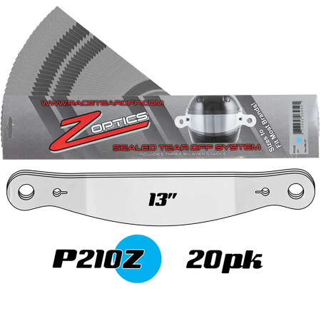 Zamp Z Optics Sealed Tear Offs - Clear - 24 Pack - P210Z (Set of 20)