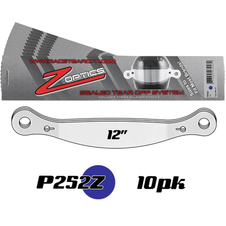 Zamp Z Optics Sealed Tear Offs - Clear - 24 Pack - P252Z (Set of 10)