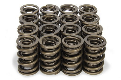 PAC RPM Series Dual Valve Springs w/ Damper - 500 lb./in Spring Rate - 1.130" Coil Bind - 1.539" OD (Set of 16)