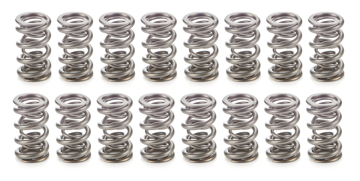 PAC Racing Springs 1300 Series Drag Race Dual Valve Spring - 740 lb. - 0.973 in Coil Bind - 1.300 in OD (Set of 16)