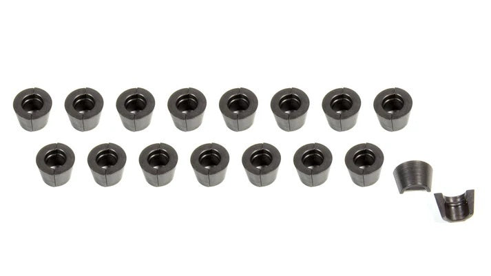 PAC Racing Springs 10 Degree Valve Lock - 11/32 in Valve Stem - 0.050 in More Height - Black Oxide (Set of 16)