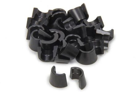 PAC Racing Springs 10 Degree Valve Lock - 11/32 in Valve Stem - Standard Height - Black Oxide (Set of 16) PAC-L8028-16
