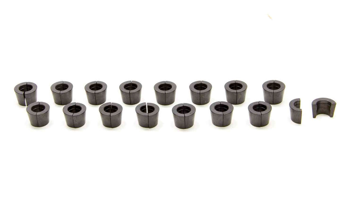 PAC Racing Springs 8 Degree Valve Lock - 11/32 in Valve Stem - Standard Height - Black Oxide (Set of 16) PAC-L8035-16