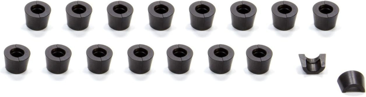 PAC Racing Springs 8 Degree Valve Lock - 5/16 in Valve Stem - Standard Height - Black Oxide (Set of 16) PAC-L8074-16