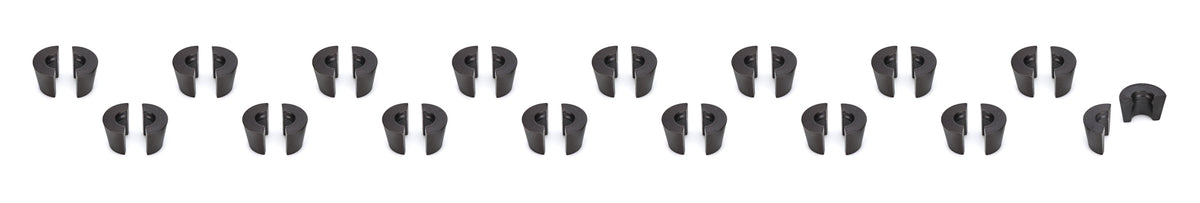 PAC Racing Springs 10 Degree Valve Lock - 7 mm Valve Stem - 0.100 in Less Height - Black Oxide (Set of 16)