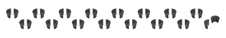 PAC Racing Springs 10 Degree Valve Lock - 7 mm Valve Stem - 0.100 in Less Height - Black Oxide (Set of 16)