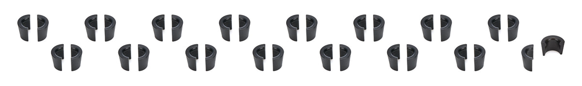 PAC Racing Springs 7 Degree Valve Lock - 7 mm Valve Stem - Top Lock - 3 Radius Groove - Black Oxide (Set of 16)