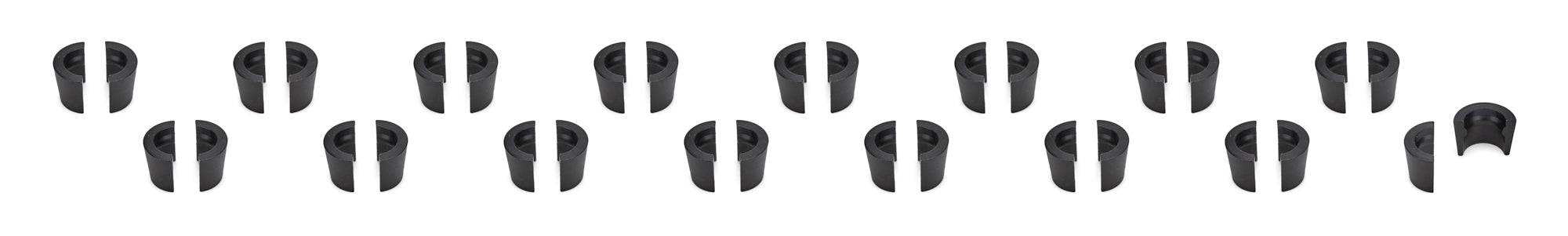 PAC Racing Springs 7 Degree Valve Lock - 7 mm Valve Stem - 0.050 in More Height - 3 Radius Groove - Black Oxide (Set of 16)