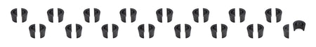 PAC Racing Springs 7 Degree Valve Lock - 7 mm Valve Stem - 0.050 in More Height - 3 Radius Groove - Black Oxide (Set of 16)