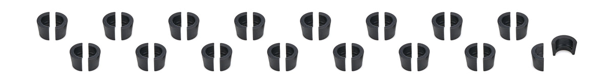 PAC Racing Springs 7 Degree Valve Lock - 8 mm Valve Stem - 0.050 in More Height - Black Oxide (Set of 16)