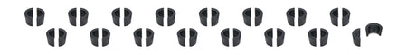 PAC Racing Springs 7 Degree Valve Lock - 8 mm Valve Stem - 0.050 in More Height - Black Oxide (Set of 16)