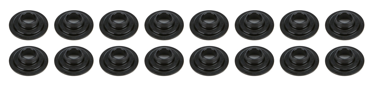 PAC Racing Springs 300 Series 10 Degree Valve Spring Retainer - 10 Degree - 1.122 in / 0.735 in OD Steps - Dual Spring - Chromoly (Set of 16)