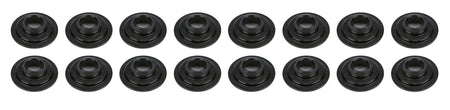 PAC Racing Springs 300 Series 10 Degree Valve Spring Retainer - 10 Degree - 1.122 in / 0.735 in OD Steps - Dual Spring - Chromoly (Set of 16)