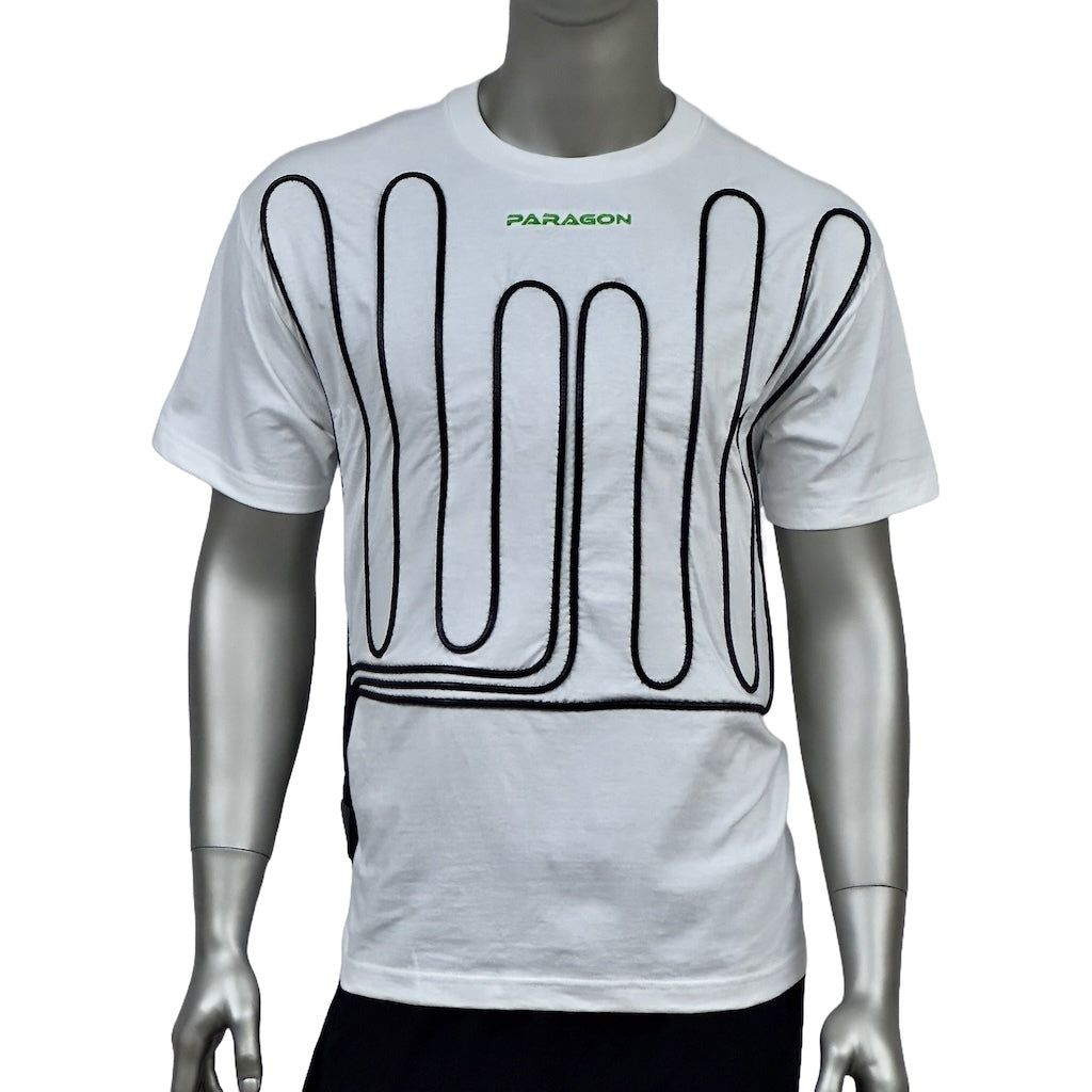 Paragon Top - Right Exit - White
