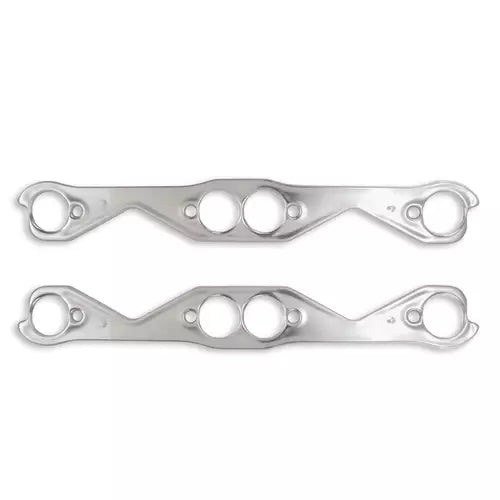 Patriot Seal-4-Good Header Gasket - 1.5 in Round Port - Multi-Layered Aluminum - Small Block Chevy (Pair)