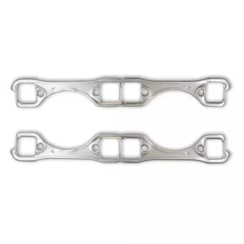 Patriot Seal-4-Good Header Gasket - 1.5 in Square Port - Multi-Layered Aluminum - Small Block Chevy (Pair)