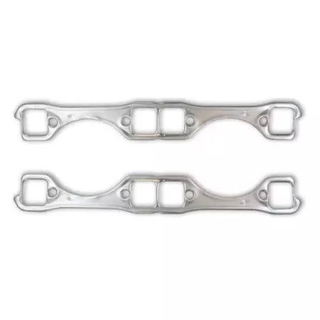 Patriot Seal-4-Good Header Gasket - 1.5 in Square Port - Multi-Layered Aluminum - Small Block Chevy (Pair)