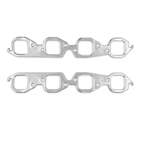 Patriot Seal-4-Good Header Gasket - 1.500 x 1.125 in Oval Port - Multi-Layered Aluminum - Small Block Ford (Pair)