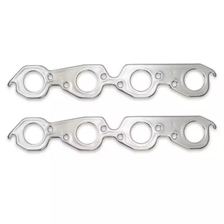 Patriot Seal-4-Good Header Gasket - 1.875 in Round Port - Multi-Layered Aluminum - Big Block Chevy (Pair)